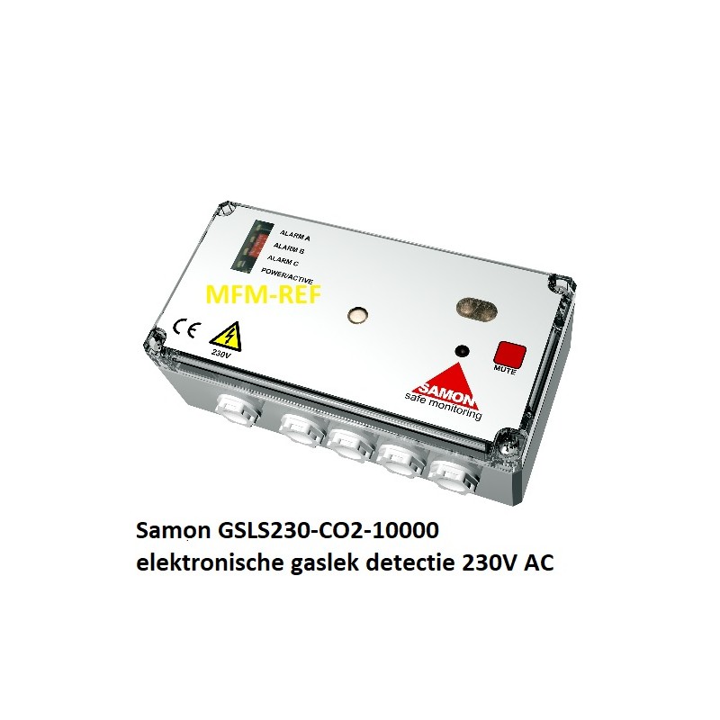 Samon GSLS230-CO2-10000 detecção de gás electrónico 230V AC