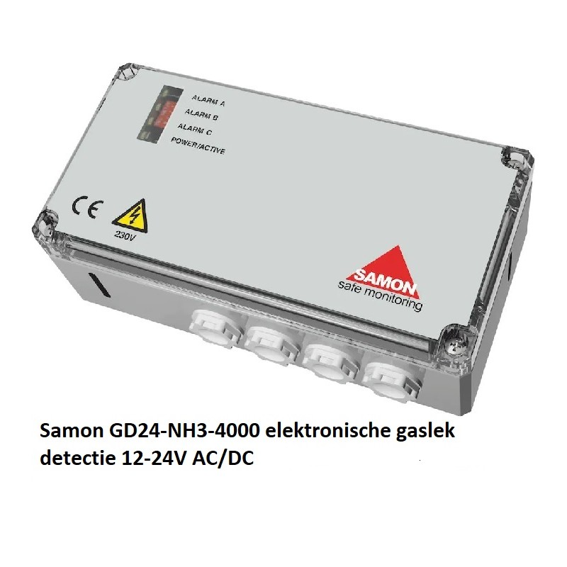 Samon GD24-NH3-4000 elektronische gaslek detectie 12-24V AC/DC
