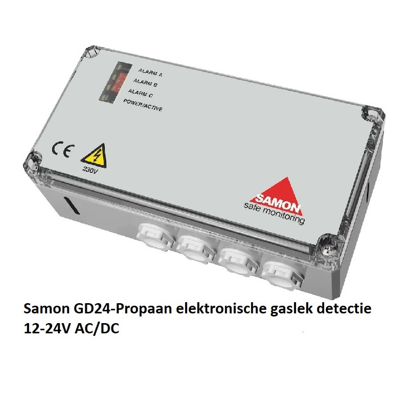 Samon GD24-Propaan R290 electronic gas leak detection 12-24V AC/DC