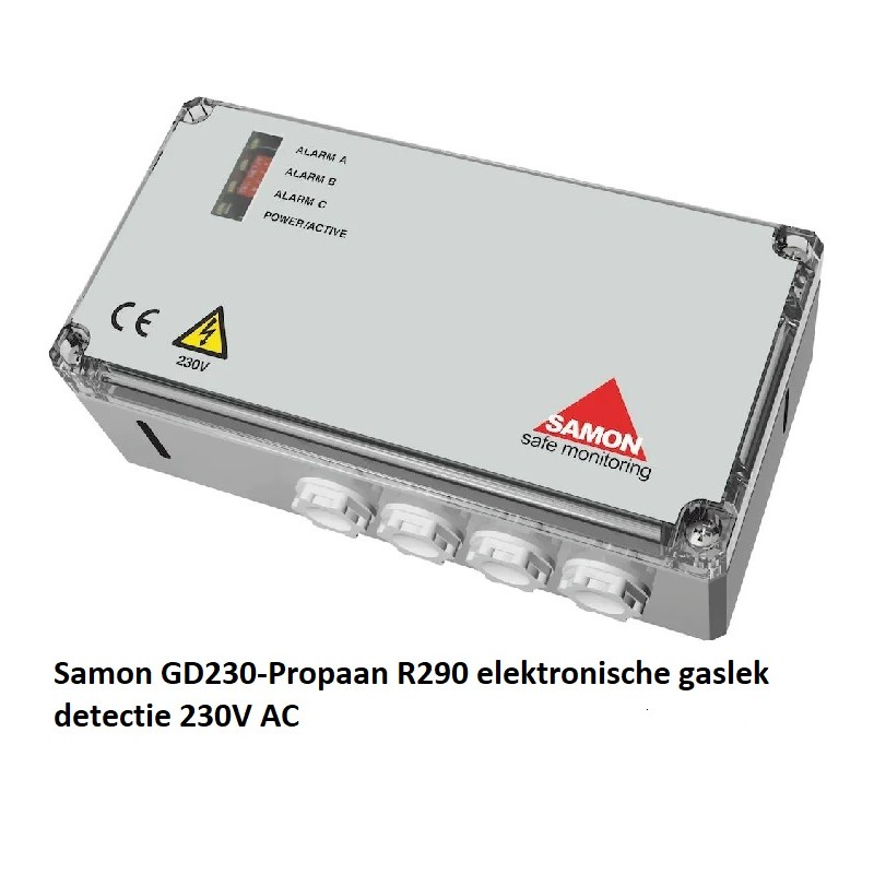 Samon GD230-Propaan R290 electronic gas leak detection 230V AC
