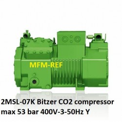 2MSL-07K Bitzer CO2 compresseur max 53 bar 400V-3-50Hz Y