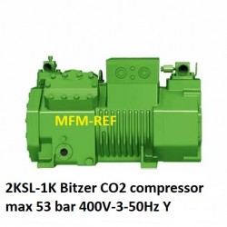 2KSL-1K Bitzer CO2 compressor voor koelen max 53 bar 400V-3-50Hz Y