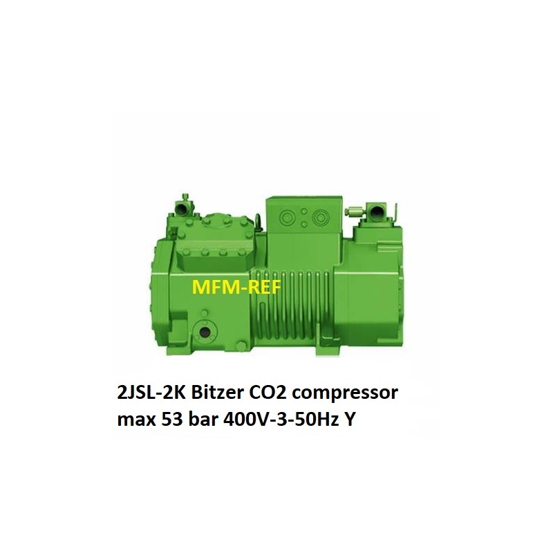 2JSL.2K Bitzer CO2 compressor voor koelen max 53 bar 400V-3-50Hz Y