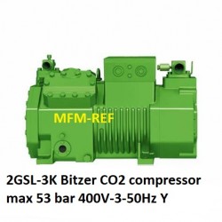 2GSL-3K Bitzer CO2 compresseur max 53 bar 400V-3-50Hz Y