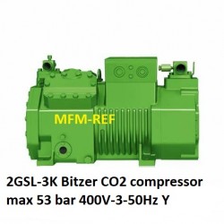 2GSL-3K Bitzer CO2 compressor voor koelen max 53 bar 400V-3-50Hz Y