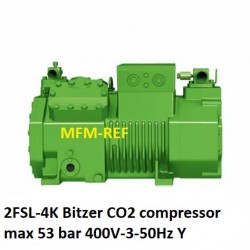 2FSL-4K Bitzer CO2 compressor voor koelen  max 53 bar 400V-3-50Hz Y