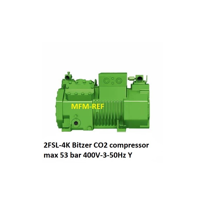 2FSL-4K Bitzer CO2 verdichter max 53 bar 400V-3-50Hz Y