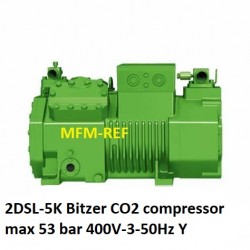 2DSL-5K Bitzer CO2 compressor para refrigeração max 53 bar 400V-3-50Hz Y