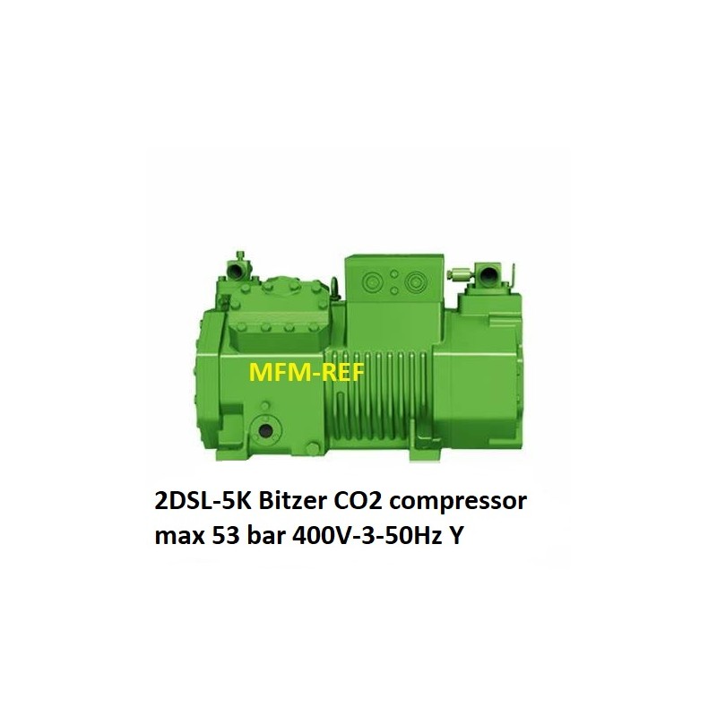 2DSL.5K Bitzer CO2 compresseur max 53 bar 400V-3-50Hz Y
