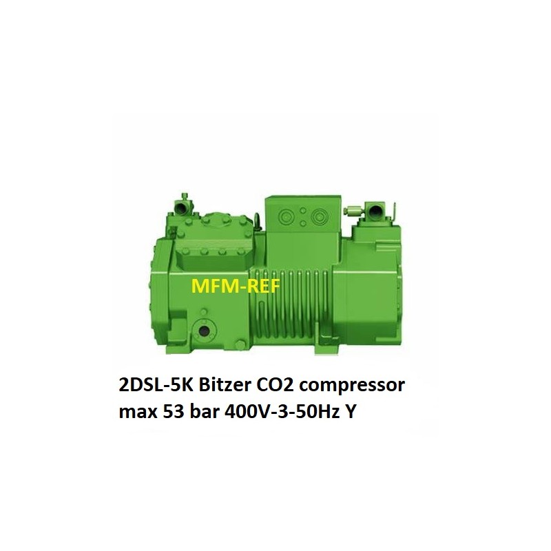 2DSL.5K Bitzer CO2 compressor para refrigeração max 53bar 400V-3-50HzY