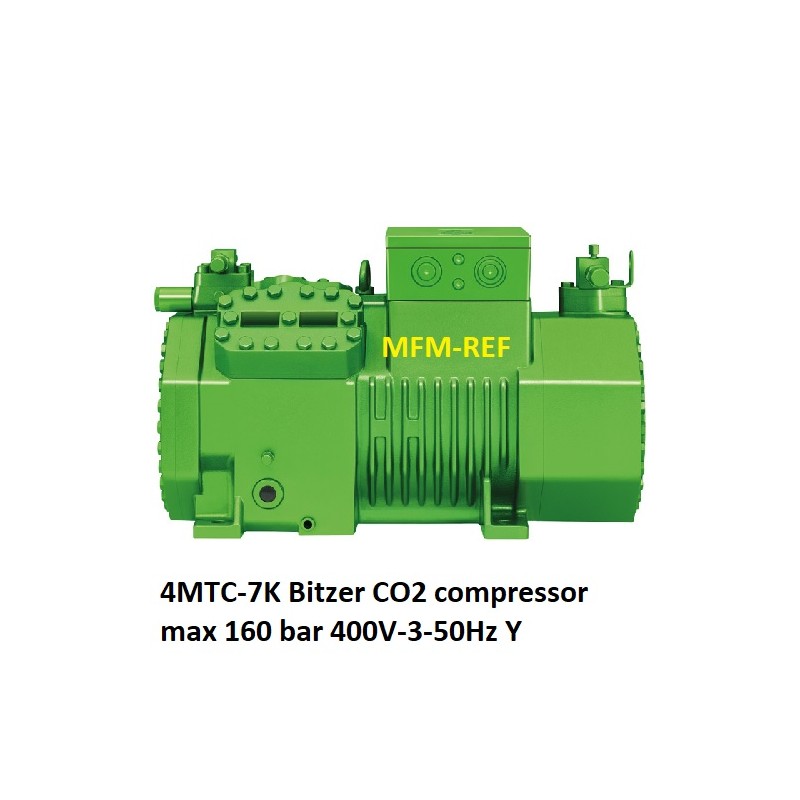 4MTC-7K Bitzer CO2 compressor CO2 compressor voor koelen max 160 bar 400V-3-50Hz Y