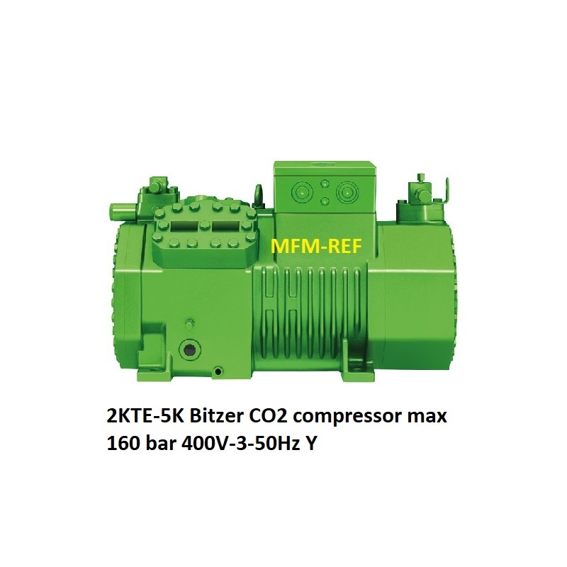 2KTE-5K Bitzer CO2 compressor voor koelen max 160 bar 400V-3-50Hz Y