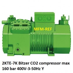2KTE-7K Bitzer CO2 compressor voor koelen max 160 bar 400V-3-50Hz Y
