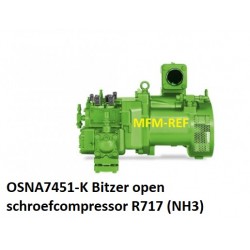 OSNA7451-K Bitzer ouvrir compresseur à vis R717 / NH3 pour la réfrigération