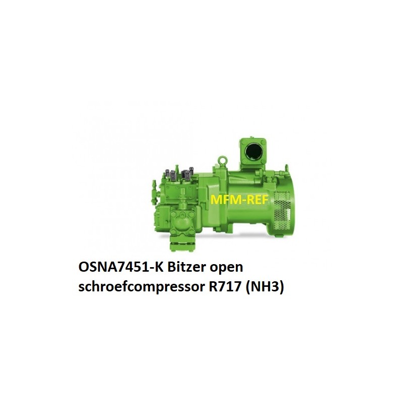 OSNA7451-K Bitzer  abrir compresor de tornillo R717 / NH3