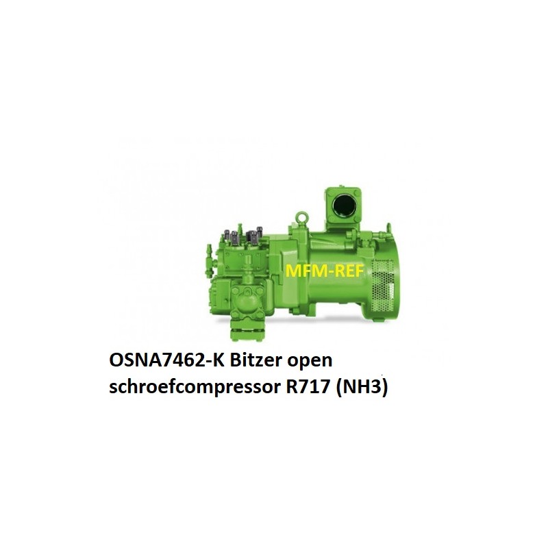 OSNA7462-K Bitzer ouvrir compresseur à vis R717 / NH3