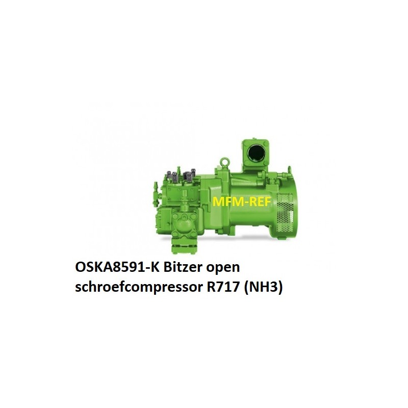 OSKA8591-K Bitzer open schroefcompressor R717/NH3 voor koeltechniek