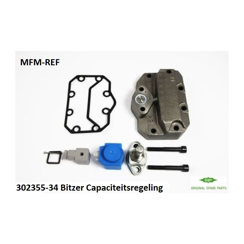 Bitzer 302355-34 Controle de capacidade 230/1 / 50-60Hz, 4VES-6Y…4NES-20(Y) completo