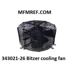 343021-26 Cabezal de ventilador de refrigeración Bitzer para 2EES-02(Y)…2CES-4(Y)
