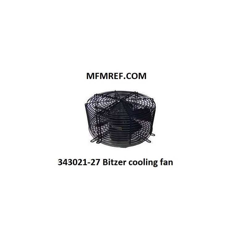 343021-27 Bitzer Testa della ventola di raffreddamento per 4VES-06(Y)…4NES-20(Y)
