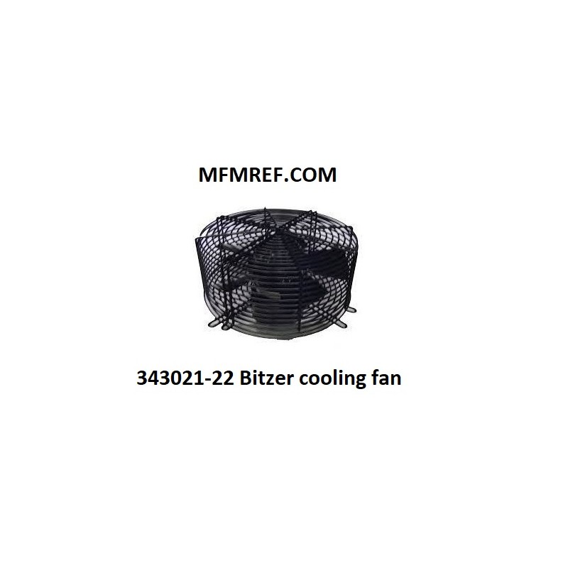 343021-22 Bitzer Kop koelventilator voor 4JE-13.2….. 4FE-35