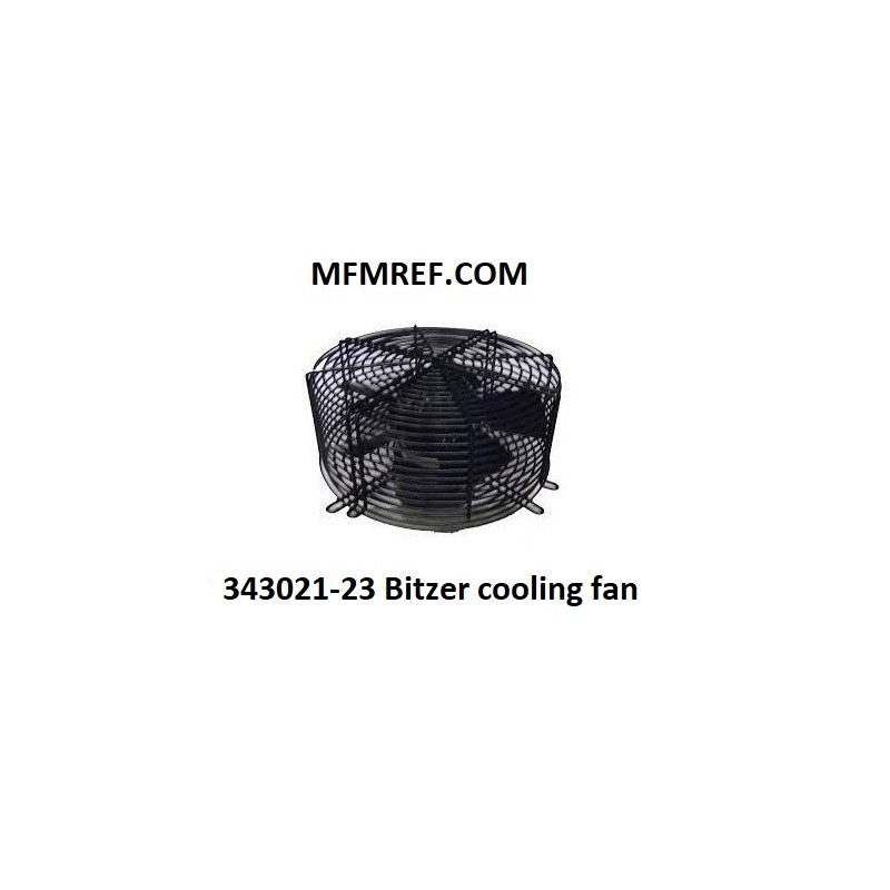 343021-23 Bitzer Kop koelventilator voor 6JE-22.2….. 6FE-50.2  Ecoline