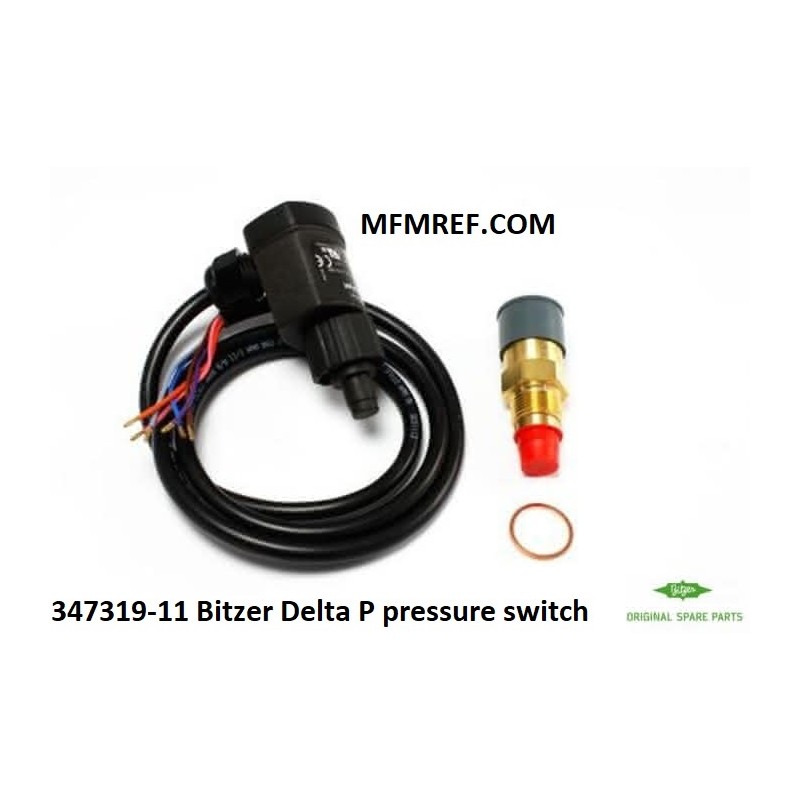 Bitzer 347319-11 Delta P - Interruptor eletrônico de pressão diferencial de óleo