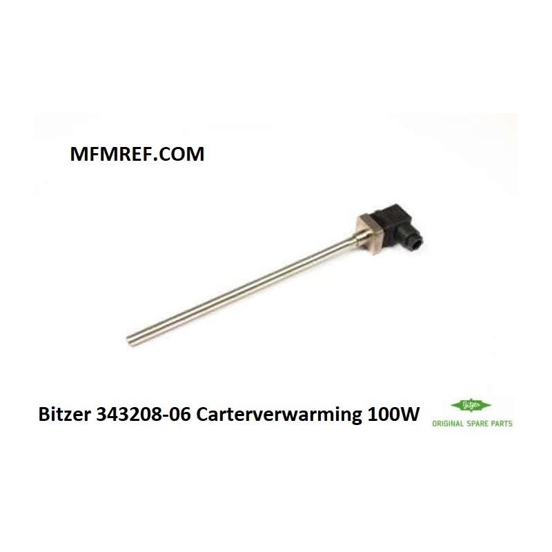 343208-06 Bitzer Réchauffeur de carter 100W pour S4T-5.2Y…S4G-12.2Y