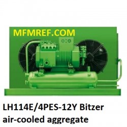 LH114E/4PES-12Y Bitzer luchtgekoelde aggregaat 400V-3-50Hz Part winding