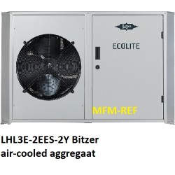 LHL3E-2EES-2Y Bitzer luchtgekoelde aggregaat met één Bitzer compressor