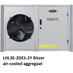 LHL3E-2DES-2Y Bitzer Octagon luchtgekoelde aggregaat met 1 compressor