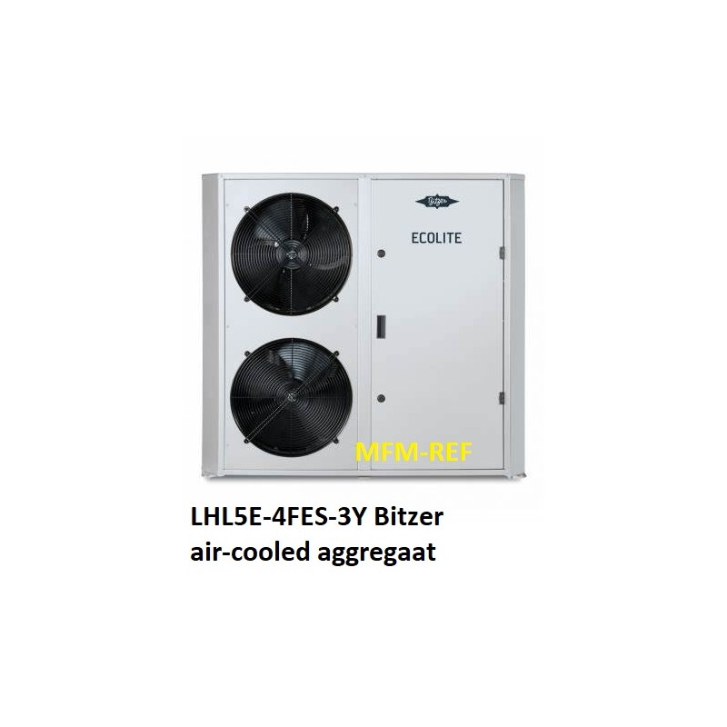 LHL5E-4FES-3Y/A2L Bitzer luchtgekoelde aggregaat met één Bitzer compressor