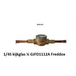 Freddox HSG14S Schauglas mit Feuchtigkeitsanzeige ¼ ODF
