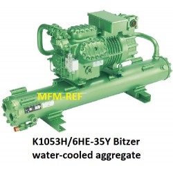 K1053H/6HE-35Y Bitzer water-cooled aggregate