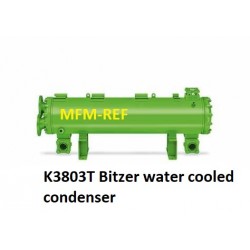 Bitzer K3803T-2P city water cooled condenser heat exchanger hot gas