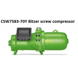CSW7583-70Y Bitzer semi de compressor de parafuso hermético para R513A