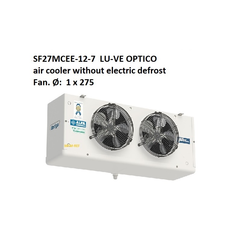 SF27MCEE-12-7 Alfa LU-VE OPTIGO refrigerador de aire sin desescarche eléctrico