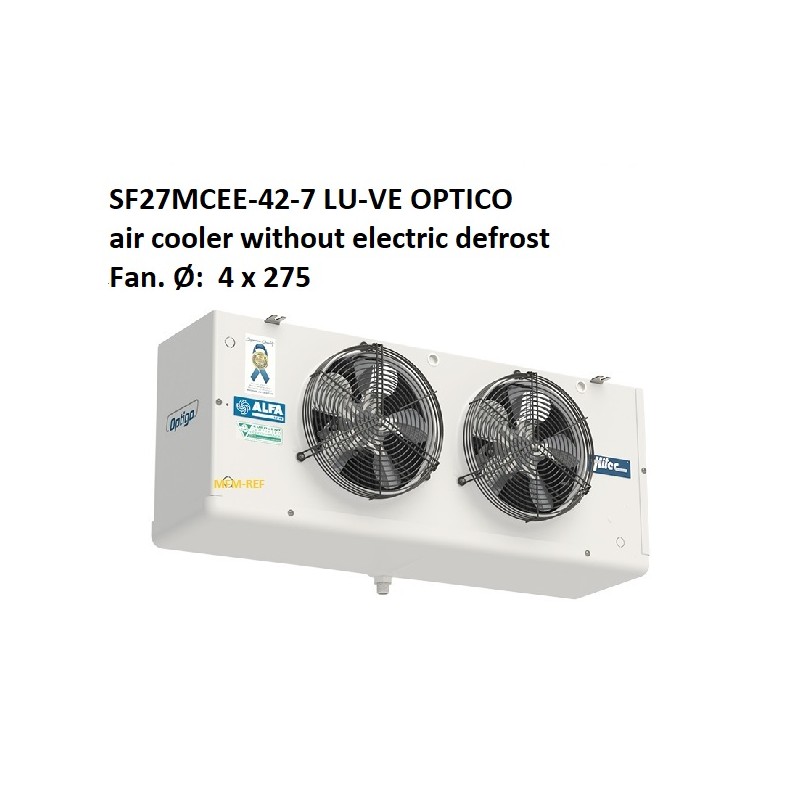 SF27MCEE-42-7 Alfa LU-VE OPTIGO refrigerador de aire sin desescarche eléctrico