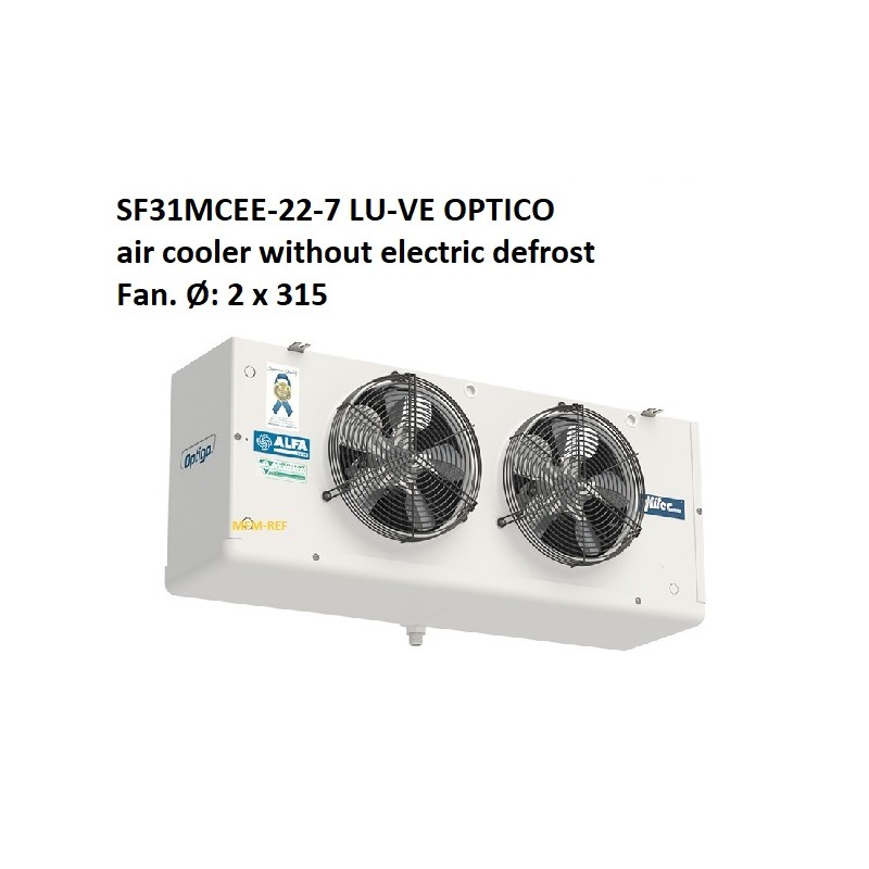SF31MCEE-22-7 Alfa LU-VE OPTIGO refrigerador de aire sin desescarche eléctrico