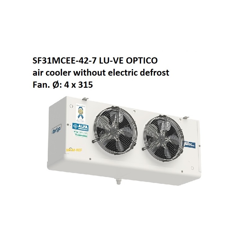 SF31MCEE-42-7 Alfa LU-VE OPTIGO refrigerador de ar sem descongelamento eléctrico