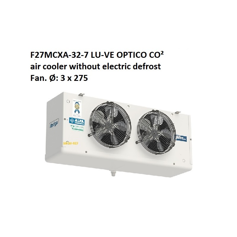 Alfa LU-VE F27MCXA-32-7 OPTIGO (CO²) refroidisseur d'air sans dégivrage électrique