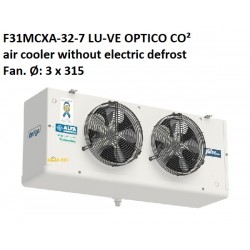 F31MCXA-32-7 Alfa LU-VE OPTIGO (CO²) refrigerador de ar sem descongelamento eléctrico