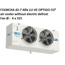 F31MCXA-42-7 Alfa LU-VE OPTIGO  (CO²) raffreddatore d'aria senza sbrinamento elettrico