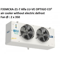 F35MCXA-21-7 Alfa LU-VE OPTIGO (CO²) refrigerador de ar sem descongelamento eléctrico