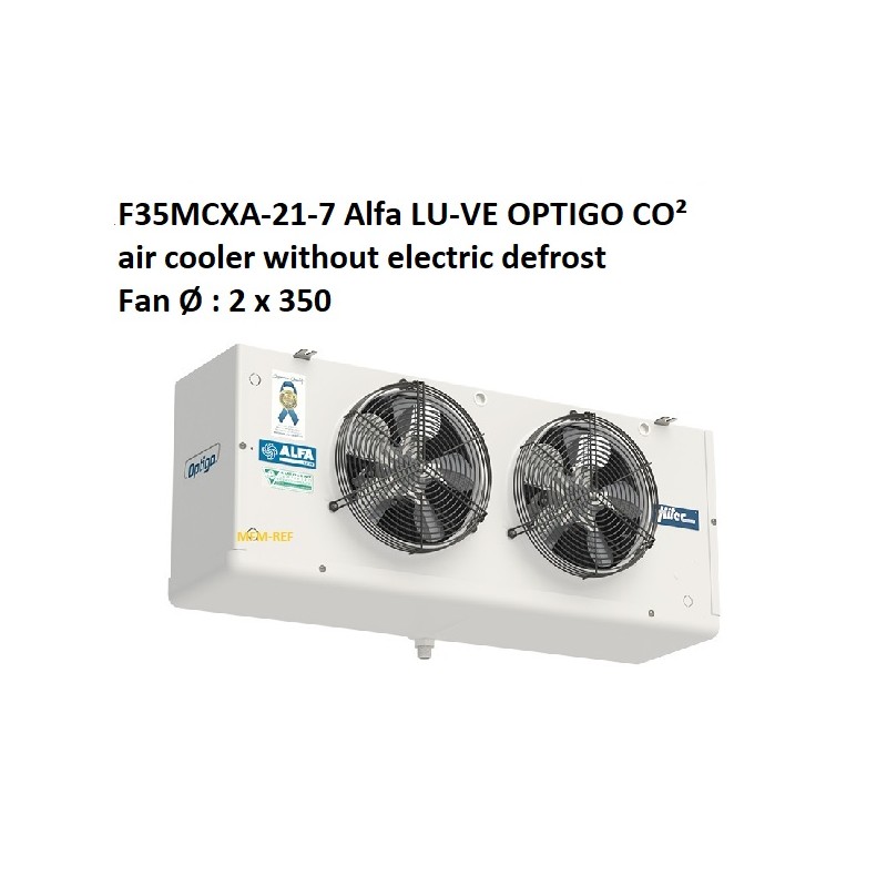 F35MCXA-21-7 Alfa LU-VE OPTIGO (CO²) air cooler without electric defrost