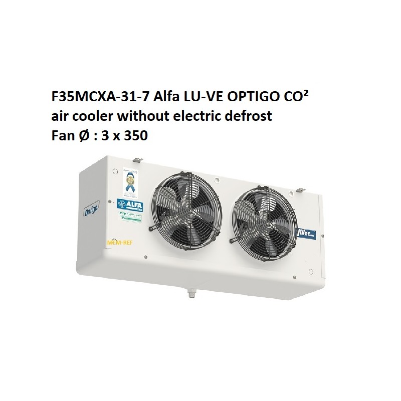F35MCXA-31-7 Alfa LU-VE OPTIGO (CO²) air cooler without electric defrost