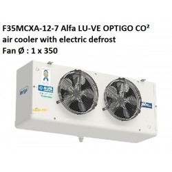F35MCXA-12-7 Alfa LU-VE OPTIGO (CO²) refrigerador de aire con desescarche eléctrico