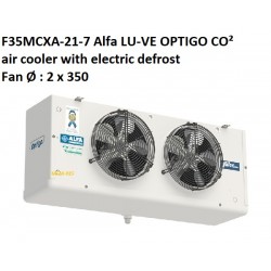 F35MCXA-21-7 Alfa LU-VE OPTIGO (CO²) air cooler with electric defrost