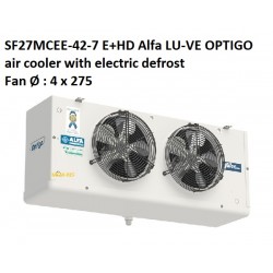 SF27MCEE-42-7 E + HD Alfa LU-VE OPTIGO air cooler with electric defrost