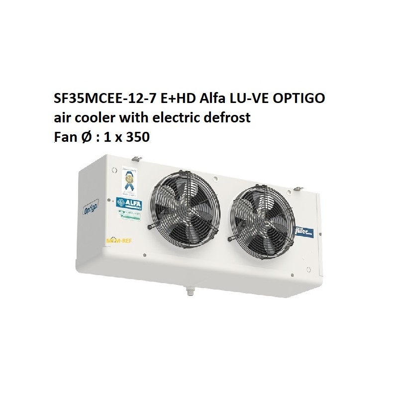 SF35MCEE-12-7 E + HD Alfa LU-VE OPTIGO raffreddatore ad aria con sbrinamento elettrico